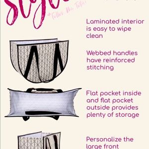 31 bags round utility tote